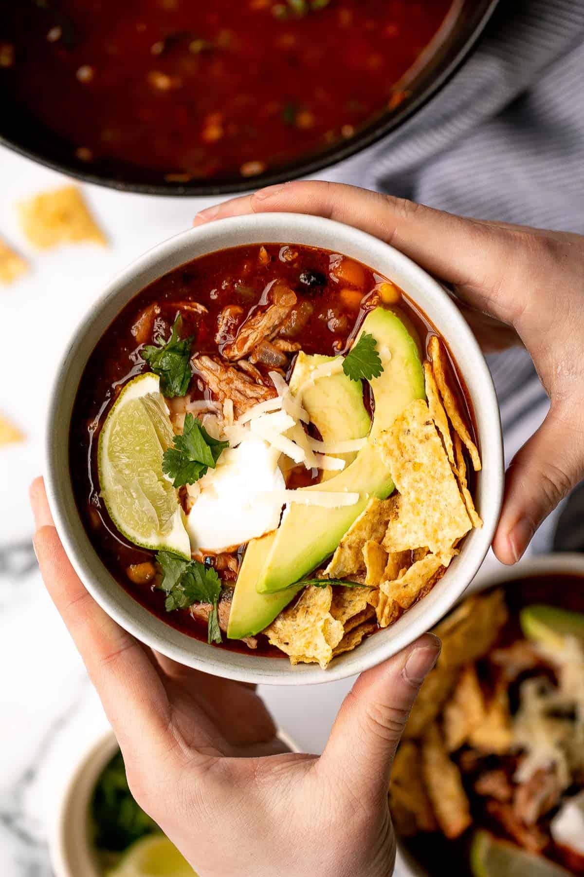 Make Ahead Chicken Tortilla Soup: Freeze for Quick Dinners